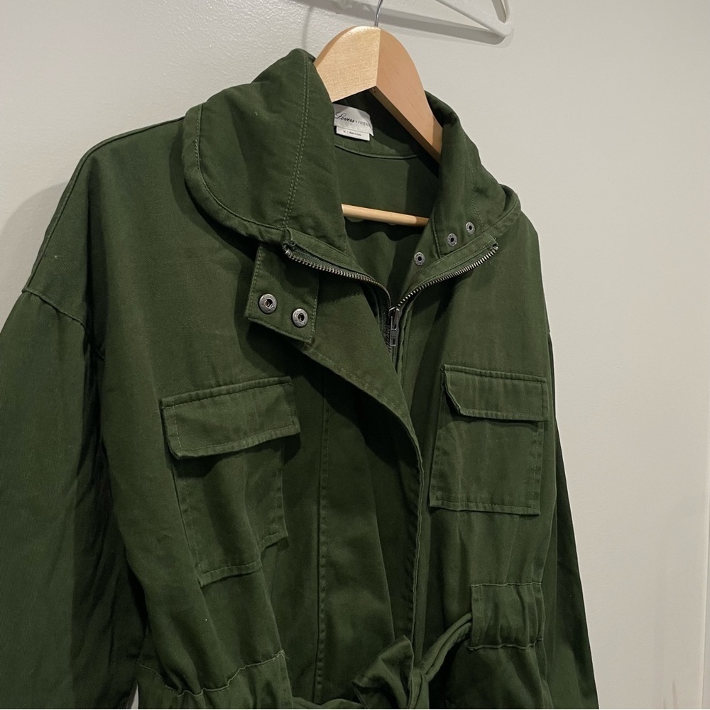Lovers + Freinds Monet Army‎ Utility Jacket Green Size XS - Picture 5 of 8